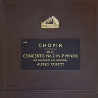Angel Japan : Cortot - Chopin Concerto No. 2